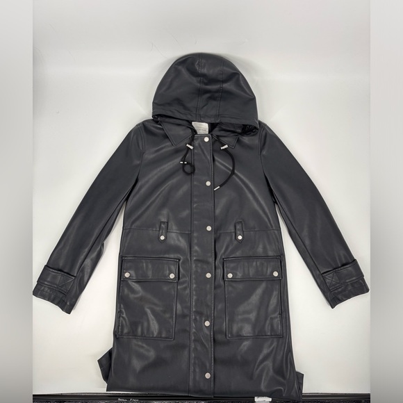 Avec Les Filles Women’s Navy Coat (B50) - Picture 5 of 10